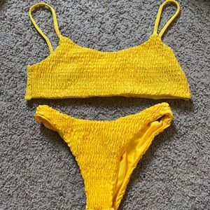 yellow zaful bikini